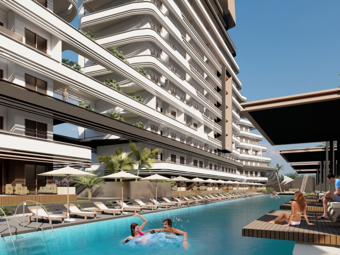 New off-plan building in Antalya