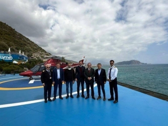 ALANYA -> ZYPERN MIT DEM HUBSCHRAUBER