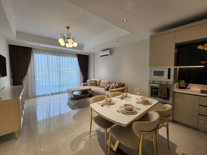 Apartment for rent in Alanya's best residential complex   